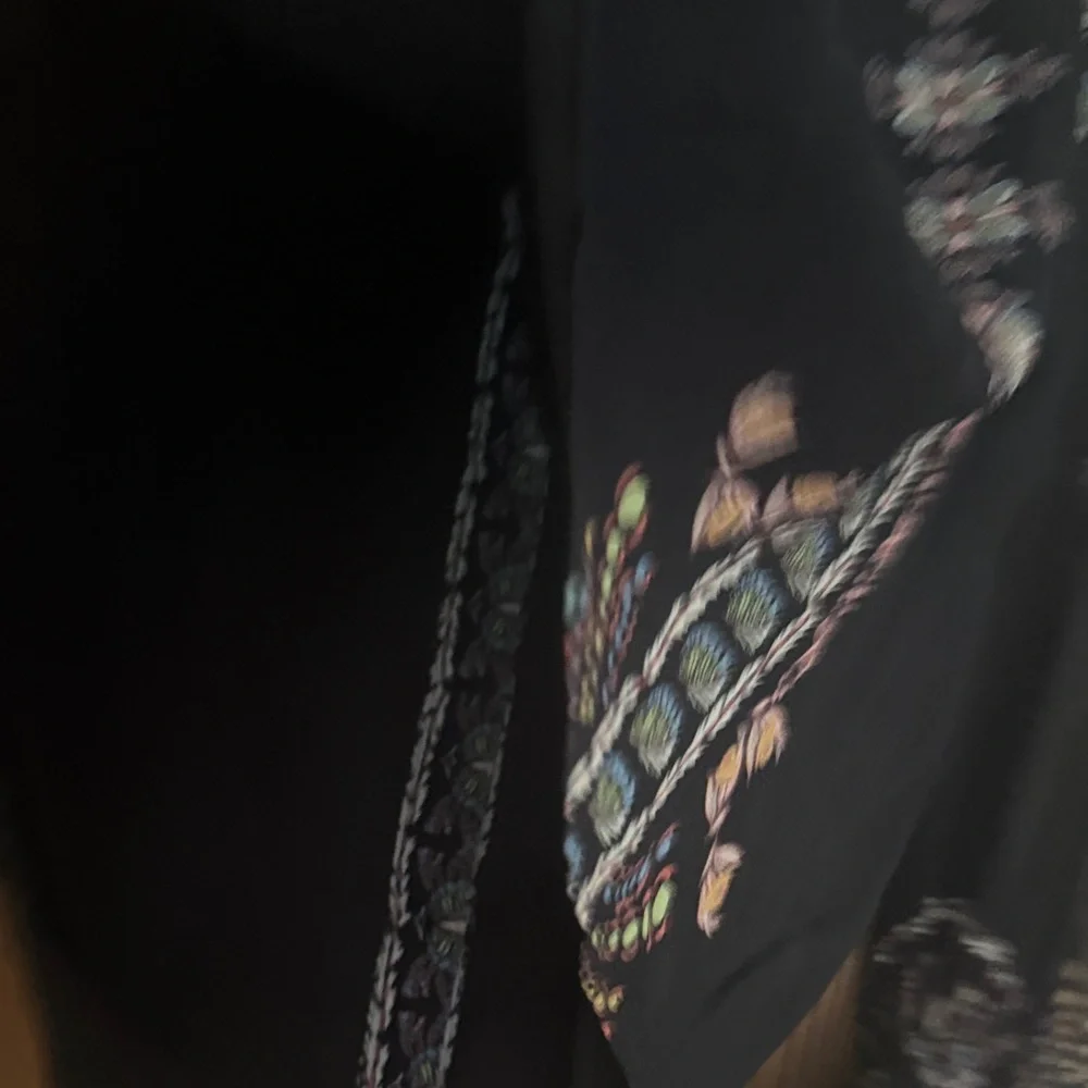 Hale Bob Black and Purple Floral Blouse - Picture 4 of 12